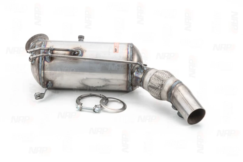 Image of NAP carparts CAD10817 Particulate Filter with fastening/mounting material Silicon carbide Soot-/ Particle Filter,exhaust system (1256)