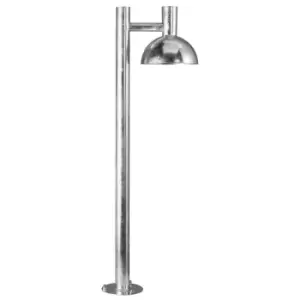 Image of Arki 100cm Outdoor Bollard Galvanized, E27, IP54