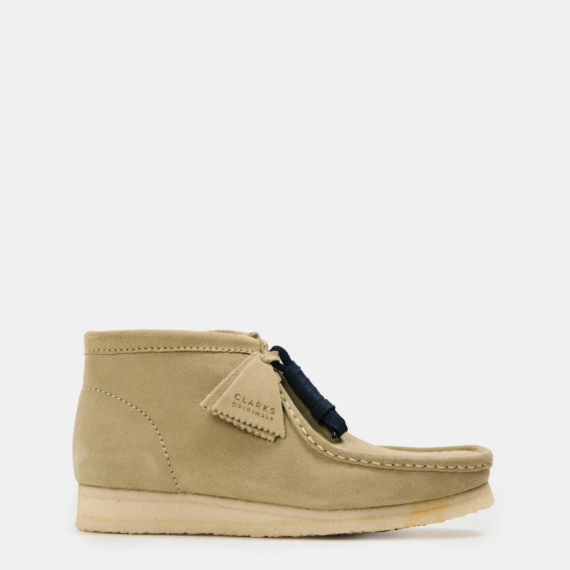 Image of Clarks Clarks Men Wallabee Boot Maple Suede Lace Up,Wallabee,Ankle Boots in Brown Size: 7-Standard Fit Brown 7-Standard Fit Male 5059304189886