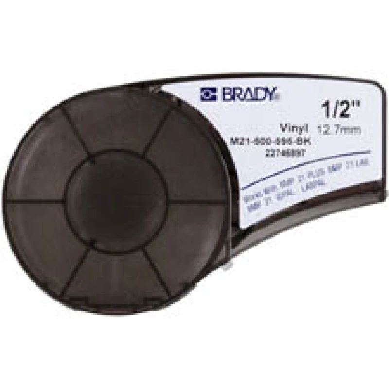 Image of Brady 139742 Black. White Self-adhesive printer label