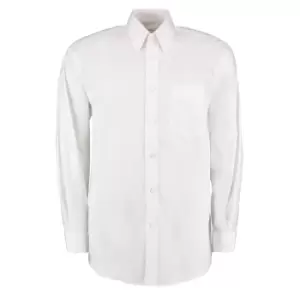 Image of Kustom Kit Mens Long Sleeve Corporate Oxford Shirt (15inch) (White)