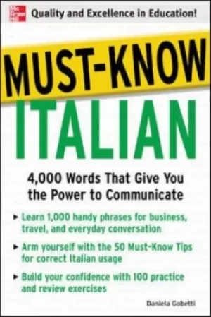 Image of Must-know Italian by Daniela Gobetti