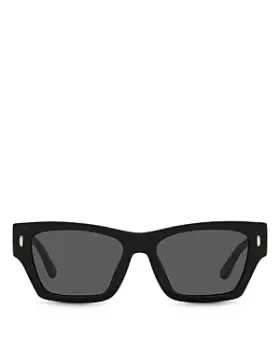 Image of Tory Burch Womens Square Logo Sunglasses, 52mm
