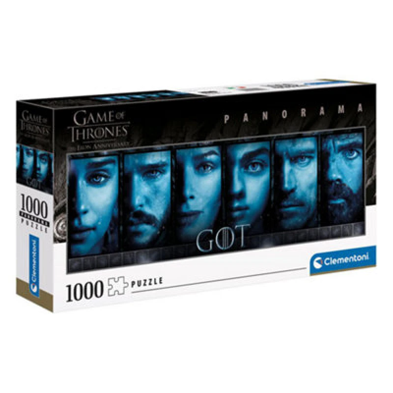 Image of Game of Thrones Panorama Jigsaw Puzzle Faces (1000 pieces)