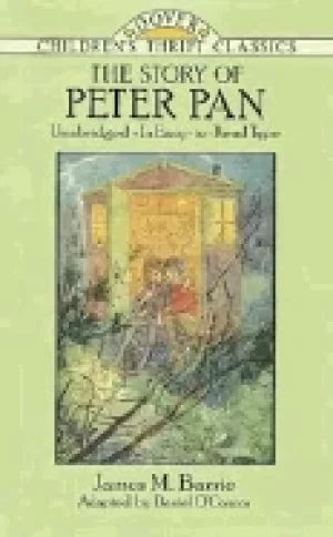 Image of story of peter pan unabridged in easy to read type