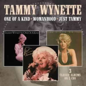 image of One of a Kind/Womanhood/Just Tammy by Tammy Wynette CD Album