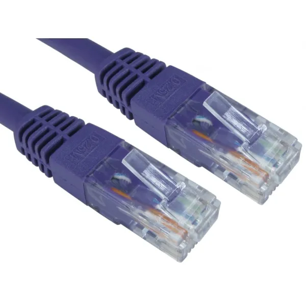 Image of Cables Direct 1m CAT6 Patch Cable (Violet)