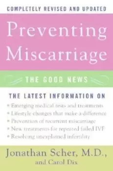 Image of Preventing miscarriage - Jonathan Scher - Book - Used