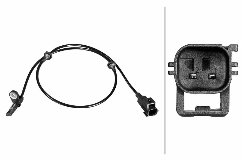 Image of HELLA ABS sensor HELLA 6PU 358 216-381