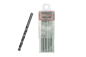 image of Teng Tools DBX070 10x 7.0mm Fully Ground Drill Bit - Split Point - DIN 362