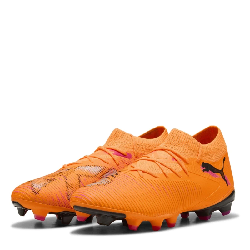 Image of Puma FUTURE 8 MATCH Womens Artificial Ground Football Boots Orange/Black female 3 (35.5)