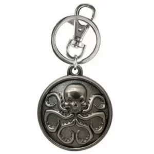 Image of Marvel Hydra Logo Pewter Key Ring