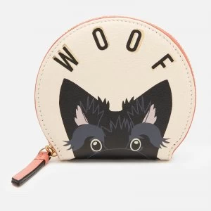 image of Radley Womens Woof Small Zip Around Coin Purse - Oyster