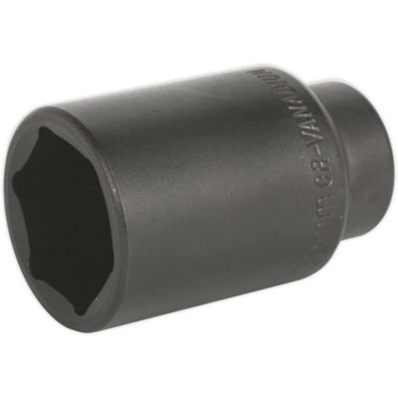 Image of Loops 35mm Forged Deep Impact Socket - 1/2 Inch Sq Drive Chrome-Vanadium Wrench Socket Multi