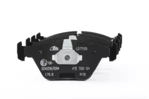 Image of ATE Brake pad set 13.0470-7155.2 Brake pads,Brake pad set, disc brake BMW,MG,3 Limousine (E46),3 Touring (E46),3 Coupe (E46),X3 (E83),3 Cabrio (E46)