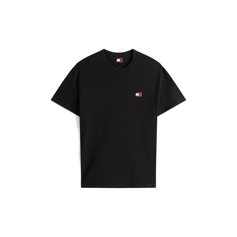 Image of Tommy Jeans Classic Tommy Small Badge T Shirt Black male S