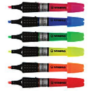 image of STABILO Highlighter Luminator 2mm Assorted 6 Pieces