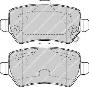 image of Ferodo FDB1521 Brake Pad Set Rear Axle Premier Car