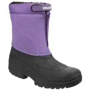 image of Cotswold Venture Waterproof Ladies Boot / Ladies Boots / Textile/Weather Wellingtons (42 EUR) (Purple)