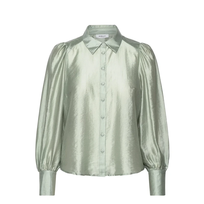 Image of moss copenhagen Womens blouse Moss Copenhagen Varsha Romina Vert Female XS