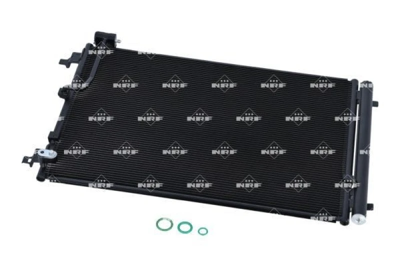 Image of NRF 350578 Condenser EASY FIT with seal ring, with nitrogen filling Aluminium Condenser,air conditioning (448)