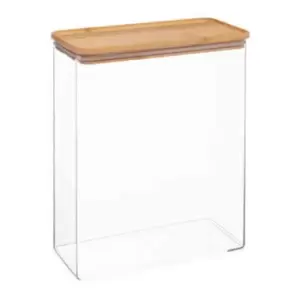 Image of 5Five Oblong 4.3Lt Food Storage Box With Air Tight Sealed Bamboo Lid