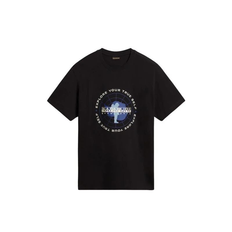 Image of T-Shirt Napapijri Hill Noir Male M