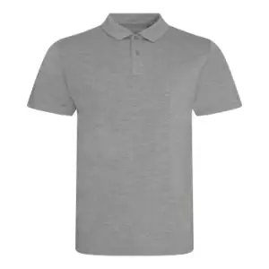 Image of AWDis Mens Tri-Blend Polo Shirt (XXL) (Heather Navy)