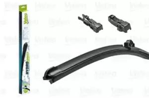Image of VALEO Wiper blade 578505 Windscreen wiper,Window wiper VW,AUDI,MERCEDES-BENZ,Golf V Schragheck (1K1),POLO (9N_),Passat Variant (3C5),GOLF VI (5K1)