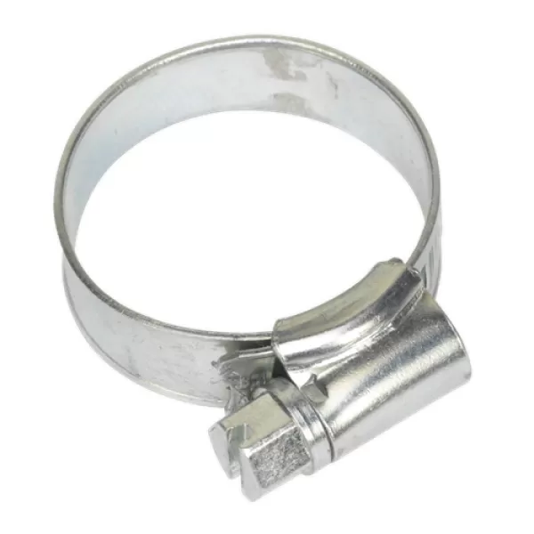 image of Genuine SEALEY SHC1A Hose Clip Zinc Plated &#216;19-29mm Pack of 20