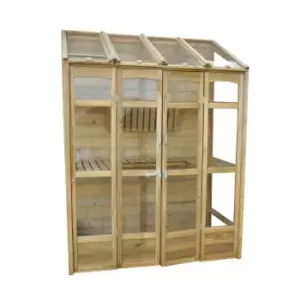 Image of Forest Garden Victorian Tall Wall Greenhouse with Auto Vent