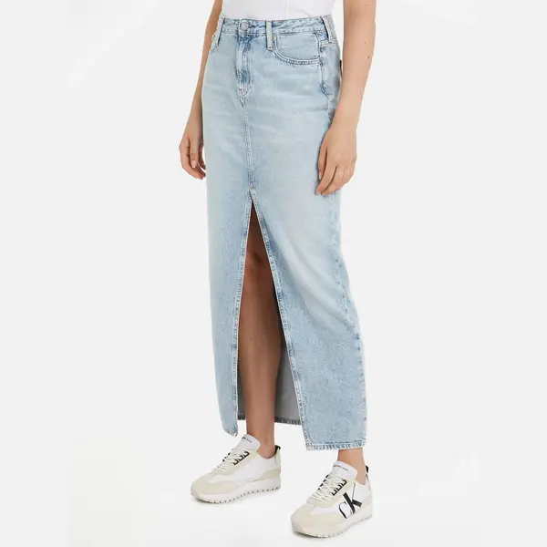 Image of Calvin Klein Jeans Denim Maxi Skirt - W26