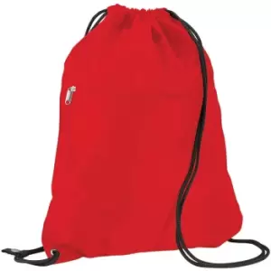 image of Premium Gymsac Over Shoulder Bag - 14 Litres (One Size) (Classic Red) - Quadra