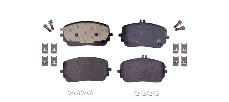 Image of HELLA Brake pad set HELLA 8DB 355 039-211