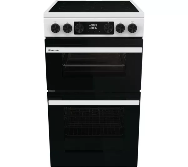 Image of Hisense 50cm Electric Ceramic Cooker - White 744334 White