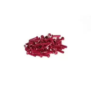 Image of Salt Pro Spoke Nipples 16mm Red 40pcs