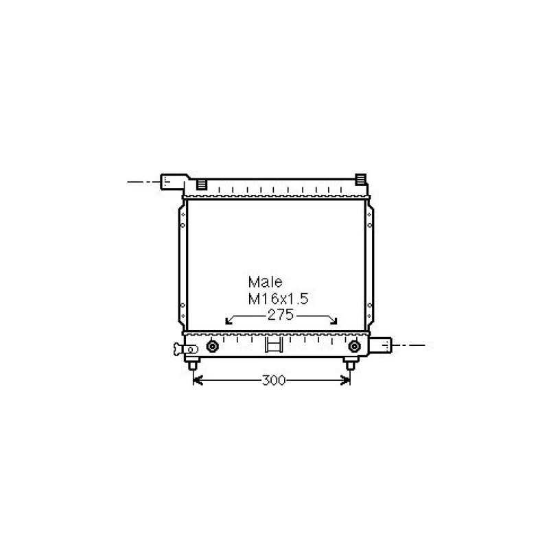 Image of Engine radiator DIEDERICHS DCM2314