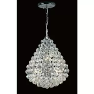 Image of Impex Marseille 8 Light Crystal Chrome
