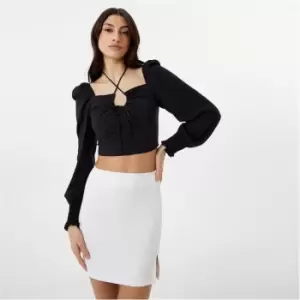 Image of Jack Wills Balloon Sleeve Blouse - Black