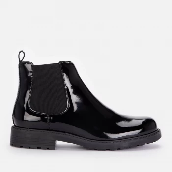 Image of Clarks Womens Orinoco 2 Lane Patent Chelsea Boots - Black - UK 8