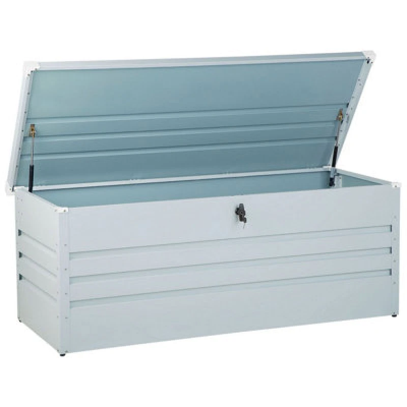 Image of Beliani Storage Box Cebrosa 165cm 70 Cm Light Grey