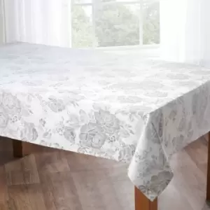 Image of Green & Sons Grace Table Cloth 60 X 84" Silver