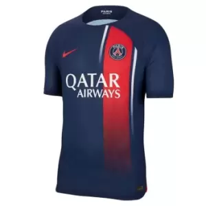 Image of Nike Paris Saint Germain Authentic Home Shirt 2023 2024 Adults - Blue