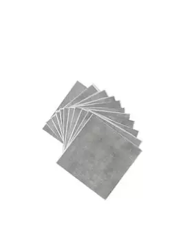 image of D-C-Fix Solid Concrete Dc Fix Self Adhesive Vinyl Floor Tiles -30.48Cm X 30.48Cm (Pack 11 Tiles = 1Sqm)