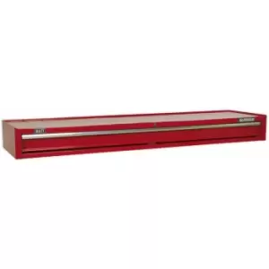 image of 1665 x 440 x 170mm red 1 Drawer mid-box Tool Chest Lockable Storage Unit Cabinet