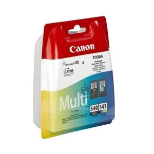 Image of Canon PG540 Black and CL541 Tri Colour Ink Cartridge