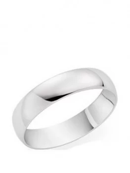 Image of Beaverbrooks Platinum Mens Wedding Ring