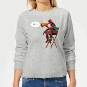 Image of Marvel Deadpool Director Cut Womens Sweatshirt - Grey - L