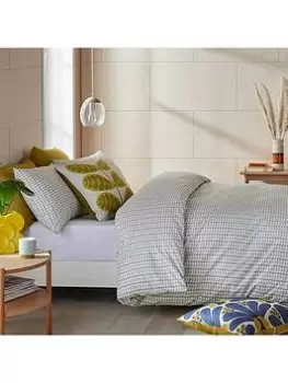 image of Orla Kiely Orla Kiely Tiny Stem Duvet Cover Cool Grey - Db