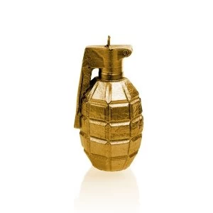 Image of Gold Small Grenade Candle